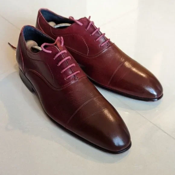 The Shirt Bar | Shoes | Mens Dress Shoes Oxfords Burgundy Eu  display picture 2
